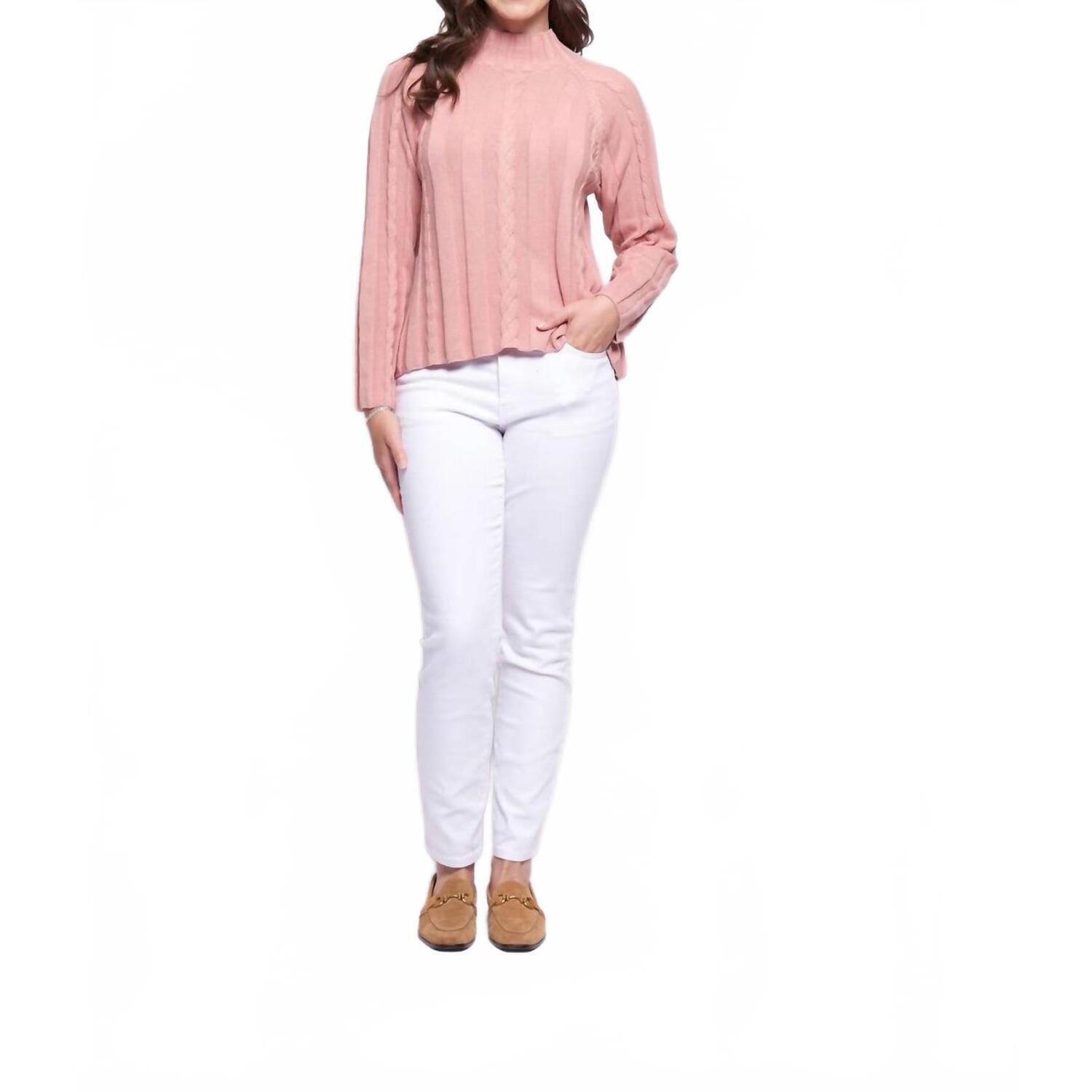 New Foil Feeling Connected Sweater In Pink